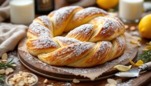 Osterzopf: Dieses Rezept mit Quarkfüllung gelingt ohne Küchenmaschine