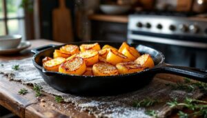 Bratkartoffeln: Warum Profiköche die Kartoffeln erst mit Speisestärke bestreuen