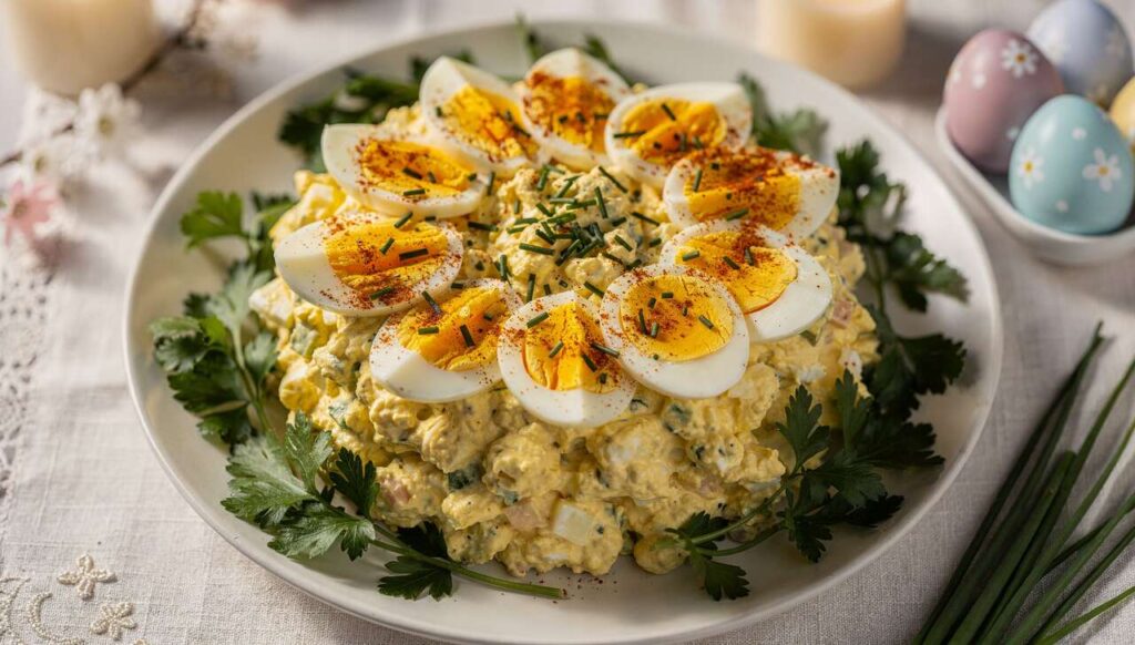Eiersalat zu Ostern: Dieses Rezept mit Schnittlauch und Senf begeistert jede Runde
