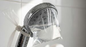 Duschkopf entkalken: Der Gefrierbeutel-Trick, der alles in einer Stunde erledigt